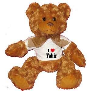  I Love/Heart Yahir Plush Teddy Bear with WHITE T Shirt 