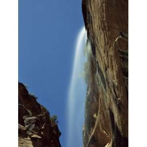 Waterfall in Zion Canyon, Zion National Park, Utah, USA Photographic 