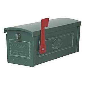  Townhouse Mailbox   Post Style   Green