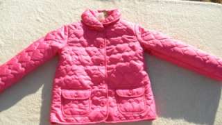 CRAZY 8 QUILTED HEARTS JACKET/COAT GIRLS SIZE L 10 12; NWT  