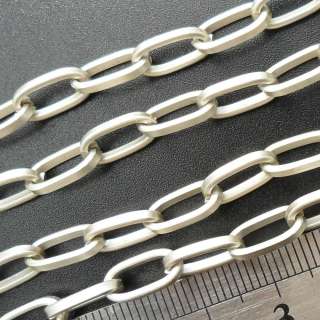 Fancy Matt Silver Plated Aluminum Chain Link Finding wl012(2ft)  
