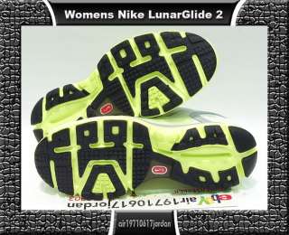 2010 Nike Womens Lunarglide+ 2 Metallic Summit White Volt US 5.5~8 