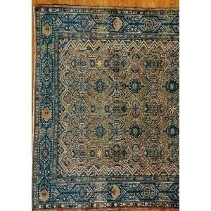  5x6 Hand Knotted Malayer Persian Rug   57x69