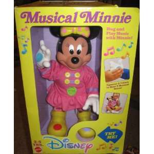  14 Musical Minnie Mouse Doll (Hug & Play Music) (1990 