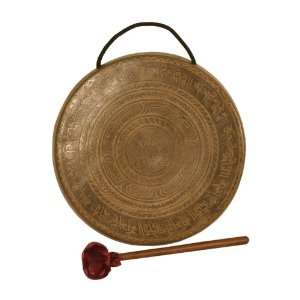  Tibetian Prayer Gong, 10 (25cm), Beater Musical 