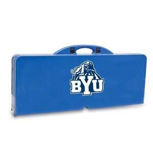  BYU Cougars Folding Picnic Table with Seats (Blue) Sports 