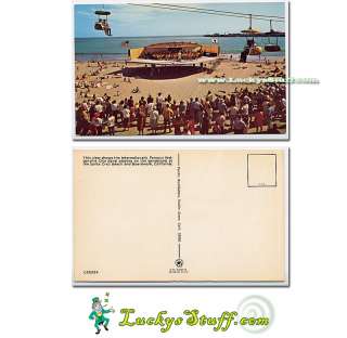 SANTA CRUZ Beach and Boardwalk CA WATSONVILLE CITY BAND Bandstand 