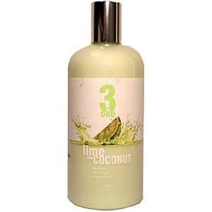 Asquith & Somerset Lime & Coconut 3 In One Shampoo, Body Wash & Bubble 