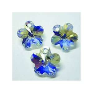  6744 Flower Pendants 12MM Crystal AB