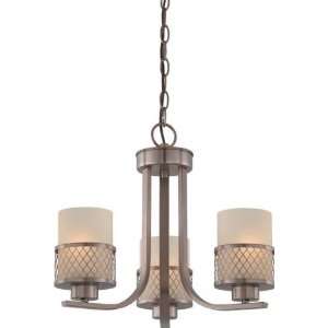  Satco Products Inc 60/4787 Fusion   3 Light Chandelier w 