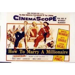  How To Marry A Millionaire    Print