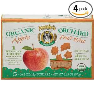   Homegrown Orchard Apple Organic Fruit Bites, 3.1500 Ounce (Pack of 4