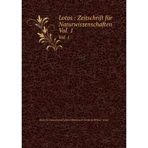    Medizinische Verein fÃ¼r BÃ¶hmen Lotos Books