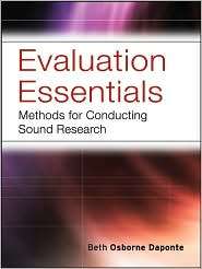 Evaluation Essentials, (0787984396), Beth Osborne Daponte, Textbooks 