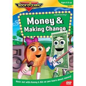    5 Pack ROCK N LEARN MONEY & MAKING CHANGE DVD 