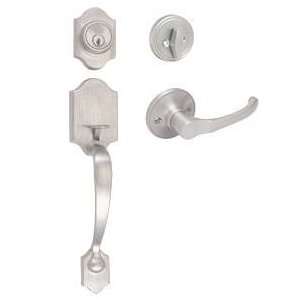  Barletta Front Door Handleset   Valhalla Design (Satin 