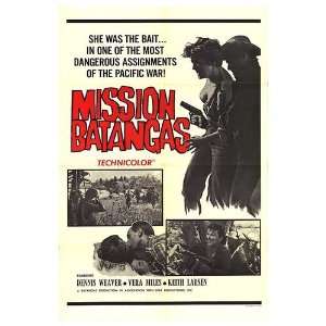  Mission Batangas Original Movie Poster, 27 x 40 (1969 