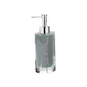 com Gedy 7481 73 Silver Countertop Soap Dispenser with Crystals 7481 