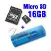 16GB 16G Micro SD SDHC Memory Card + Card Reader  