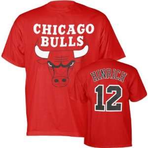 Kirk Hinrich Red Majestic Player Name and Number Chicago Bulls T Shirt