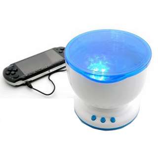 Sea Projection Sound Speaker LED Ocean Projector Blue Wave Light 