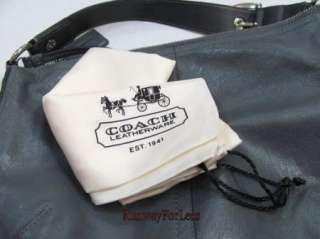 COACH Z17200 17200 Soho Graphite Leather Handbag Purse  