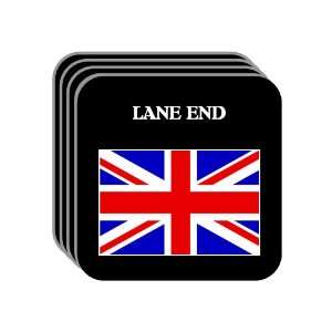  UK, England   LANE END Set of 4 Mini Mousepad Coasters 