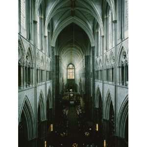  The Nave of Westminster Abbey in London, England Stretched 