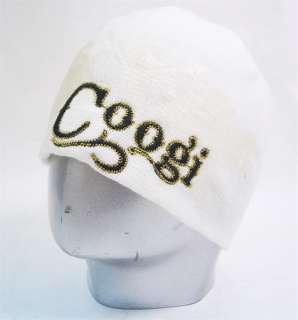 Coogi Thoroughbred Beanie   White Reg. Price Retails for up to $49 