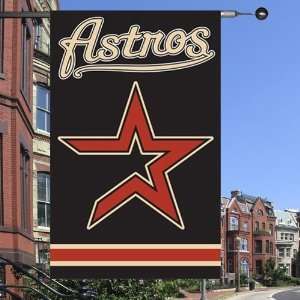 Animal Houston Astros Black Vertical Applique Flag  Sports 
