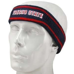  Nike Fresno State Bulldogs Navy Blue Shootaround Headband 