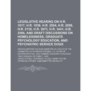   homelessness,  hearing before the Subcommittee on Health o