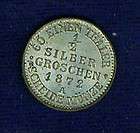 GERMANY BAVARIA 1860 1 PFENNIG COIN UNCIRCULATED, GERMAN STATES 