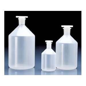  Reagent Bottles w/ Stoppers, Polypropylene, Narrow Mouth 