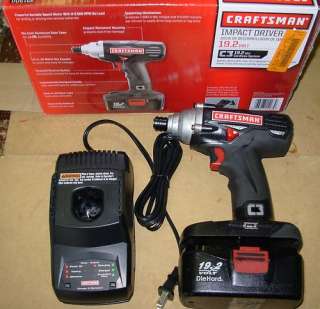 Craftsman 19.2 Volt Impact Driver Kit with battery ,charger and bits 