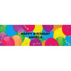  Party Birthday Personalized Banner Medium 24 x 80 Toys & Games