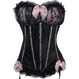 New Style Burlesque Showgirl Moulin Rouge Corset & Skirt Costume   S/M 