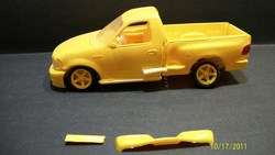 MODEL CAR JUNKYARD #13 YELLOW FORD LIGHTNING TRUCK 1/24 OR 1/25 