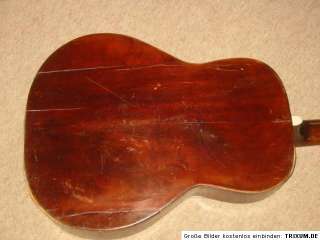 Very Interesting old guitar from the 1950s? Unusual shaped f  holes 
