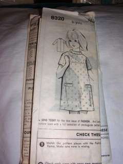 Mail Order Cute 1960s Girls Dress Patterns Sz 5 6  