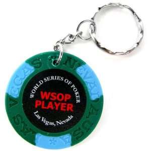  WSOP Player Green Key Chain   Collectible Item Sports 