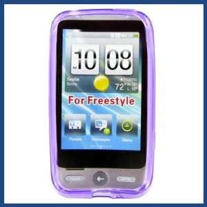  HTC Freestyle Crystal Purple Skin Case