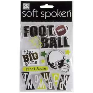   Spoken Themed Embellishments Football Touchdown Arts, Crafts & Sewing