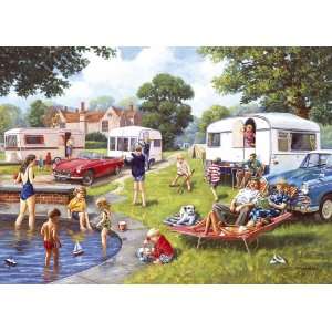  Gibsons Caravan Holidays 1000 Piece Puzzle Toys & Games