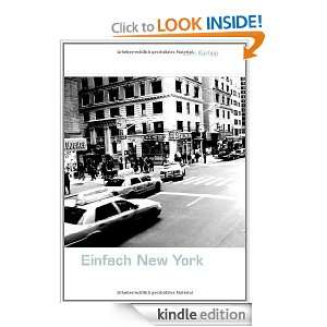 Einfach New York (German Edition) Jörn Karlipp  Kindle 