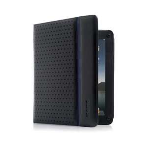  Knomo Ipad Perforated Leather Folio W Built in Stand 