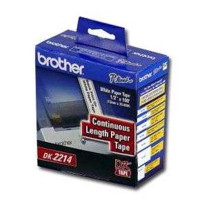   Brother Durable Paper Tapes 0.5 Inch x 100 Paper 