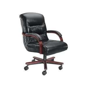  Horizon Mid Back Managerial Swivel/Tilt Chair, Dark Cherry 
