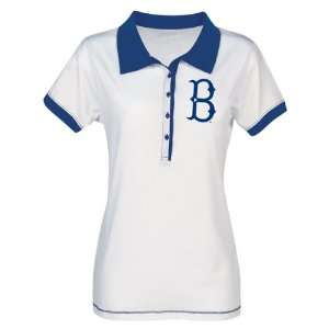  Brooklyn Dodgers Cooperstown Womens Badge Polo Shirt 