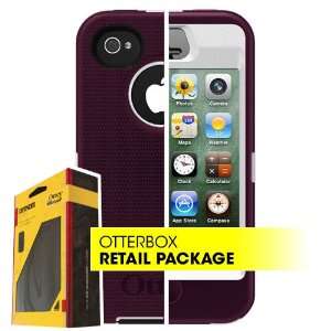  OtterBox Defender Case w/ Belt Clip (Burgundy Silicone on 